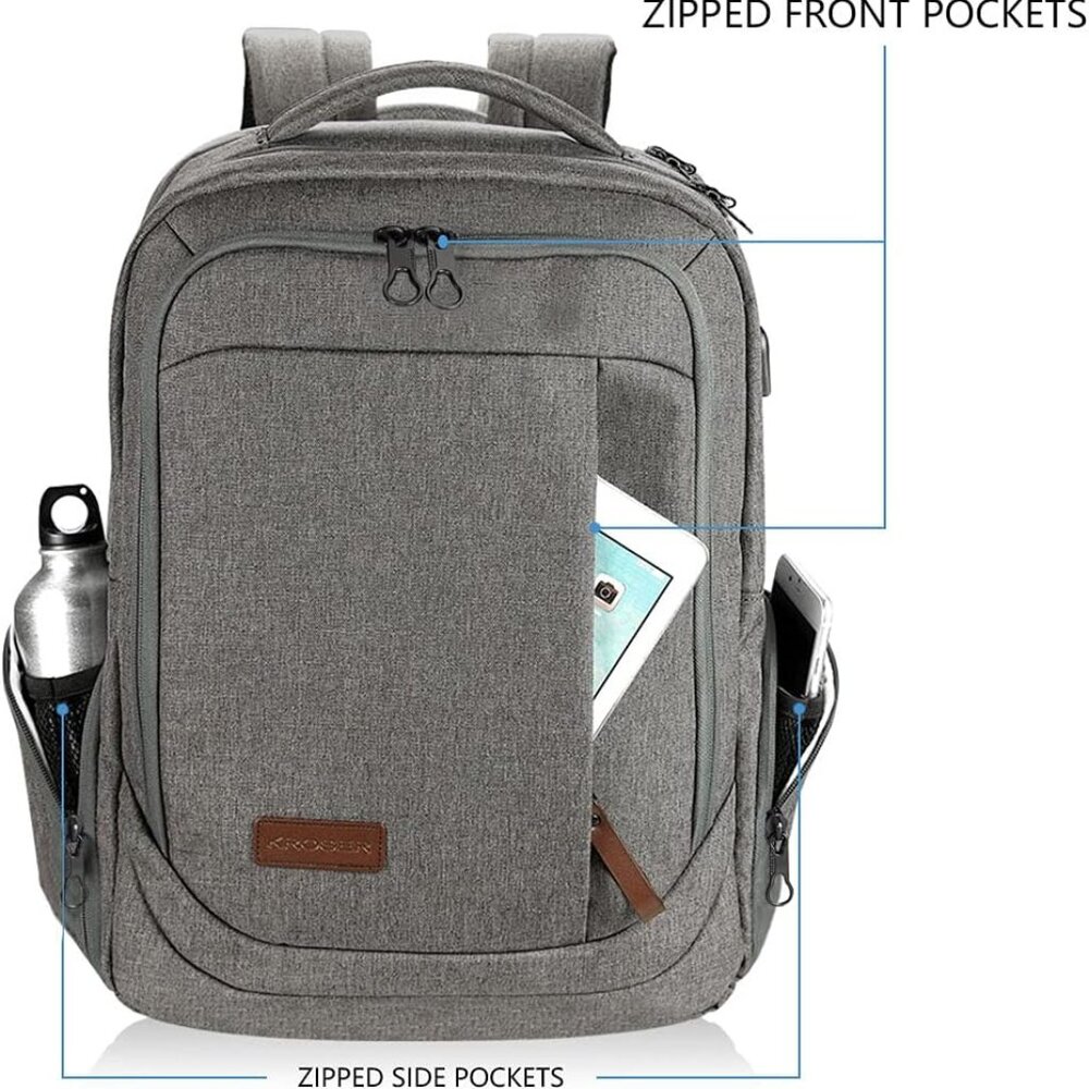 Laptop Backpack Large Computer Backpack Fits Up T… - image 3